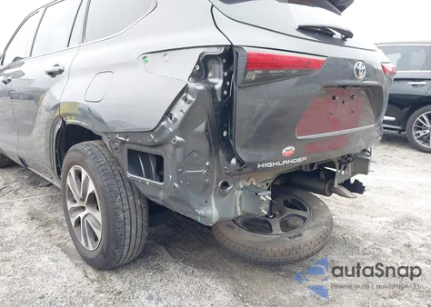 2022 Toyota Highlander Xle from USA, damaged, VIN 5TDGZRAH8NS098969